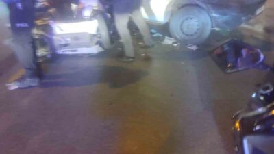 Denizli’de Otobüs Yolu projesi nedeniyle tek şeride düşürülen İstiklal Caddesinden