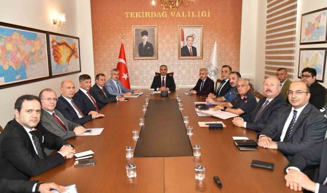 Tekirdağ Valisi Recep Soytürk başkanlığında, 2025-2026 Akademik Yılı 1. Dönem
