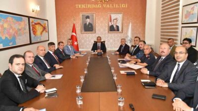 Tekirdağ Valisi Recep Soytürk başkanlığında, 2025-2026 Akademik Yılı 1. Dönem