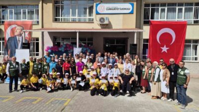 Tekirdağ’da “Sağlıklı Çocuk Sağlıklı Gelecek” programı kapsamında öğrenciler sağlık bilinciyle