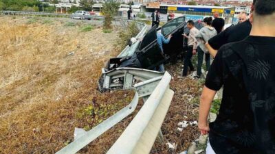 Tekirdağ’ın Süleymanpaşa ilçesinde sanayi köprüsü üzerinde meydana gelen trafik kazasında