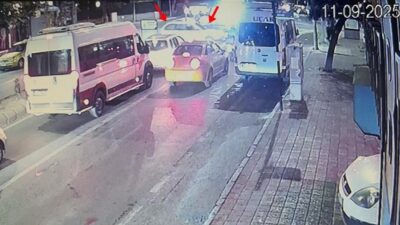 Tekirdağ Çorlu’da yaya geçidi üzerinden karşıdan karşıya geçen otomobile 993