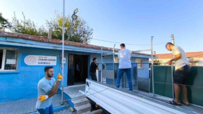 Manisa’nın Soma ilçesinde okullar arasında dayanışma örneği sergilenerek, etkileşimli tahtalar