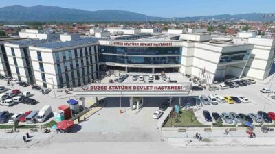 DÜZCE (İHA) – Düzce’de komuta merkezindeki doktor, soluk borusuna yemek