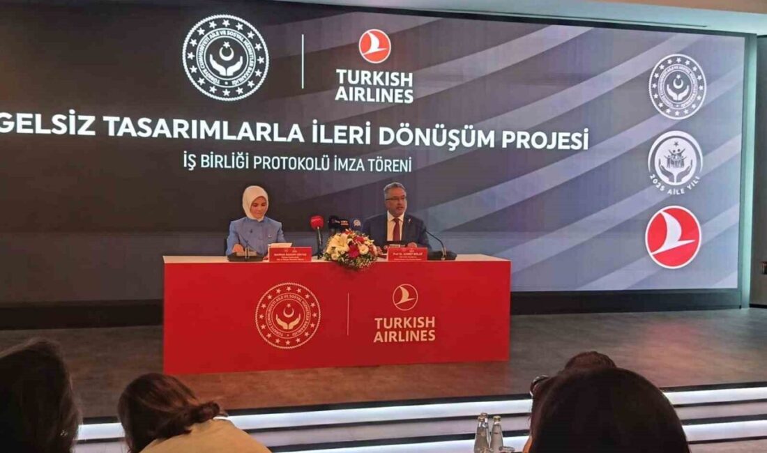 THY uçaklarında ömrünü tamamlamış ürünler, engelsiz ellerde yeniden hayat bulacak Türk Hava Yolları ile Aile ve Sosyal Hizmetler Bakanlığı, “Engelsiz