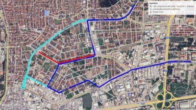 Erenler’de kurulan Çarşamba Pazarı’nın yeni yerine geçmesi sebebiyle Sakarya Büyükşehir