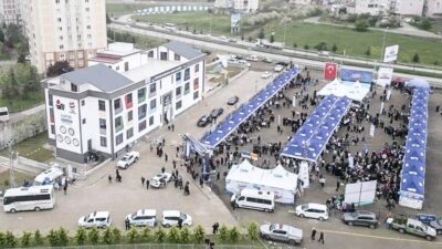 Samsun’da, Canik Belediyesi tarafından hazırlanan ve Türkiye’nin en büyük yapay