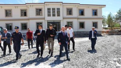 Adıyaman Valisi Osman Varol, Tut ilçesinde yapımı büyük ölçüde tamamlanan