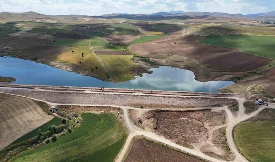 Bayburt’ta yapımı devam eden, tamamlandığında 4 bin dekar zirai tarım