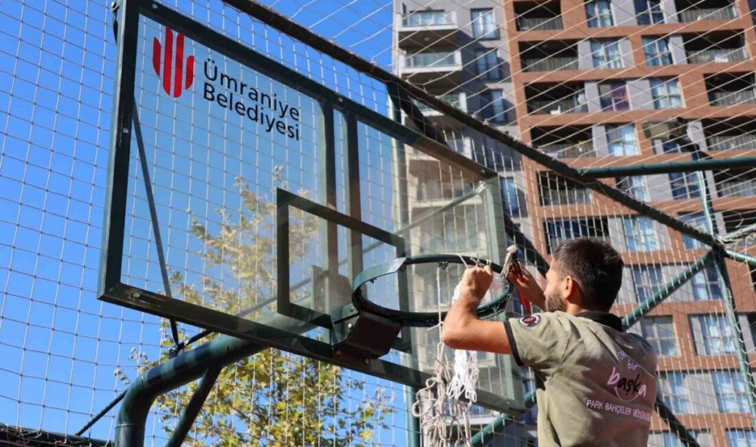 Ümraniye Belediyesi Park ve Bahçeler Müdürlüğü tarafından ilçedeki park ve