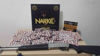 Muğla Emniyet Müdürlüğü ekipleri tarafından Milas ilçesinde gerçekleştirilen uyuşturucu operasyonunda