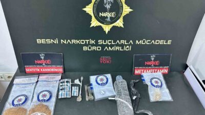 Adıyaman’ın Besni ilçesinde polis ekipleri tarafından gerçekleştirilen iki ayrı operasyonda