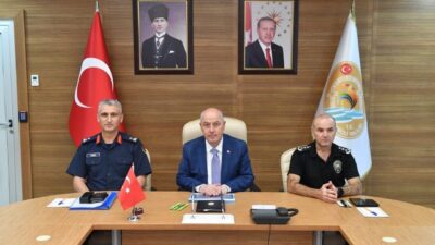 Denizli’nin Ağustos ayı asayiş verilerini açıklayan Vali Ömer Faruk Coşkun,