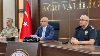 Ağrı Valiliği’nde düzenlenen Asayiş ve Güvenlik Toplantısı’nda Temmuz-Ağustos aylarına ait