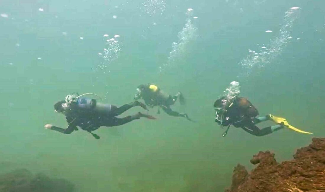 Van Büyükşehir Belediyesi, gençlere Van Gölü’nün su altındaki eşsiz zenginliklerini