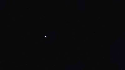 Van’da dün akşam saatlerinde gökyüzünde beliren parlak ve esrarengiz bir