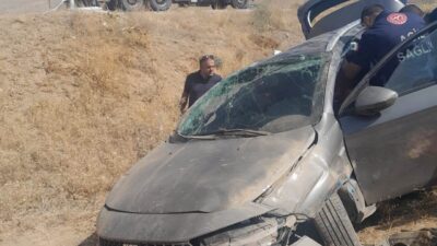 Van’ın Başkale ilçesinde otomobilin takla atması sonucu 3 kişi hafif