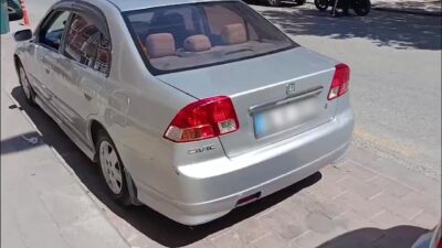 Denizli’de abartılı egzozla dolaştığı için video görüntüsü ile şikayet edilen