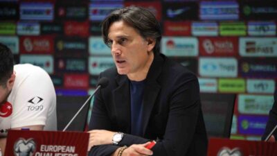 A Milli Futbol Takımı Teknik Direktörü Vincenzo Montella, İspanya maçındaki