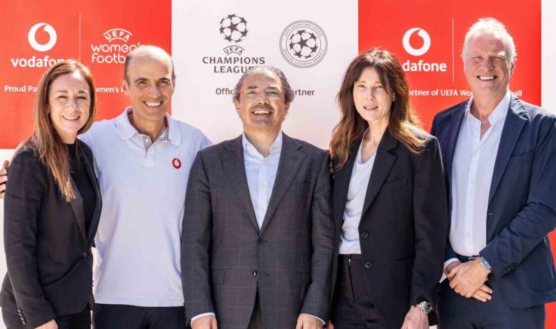 Vodafone, Şampiyonlar Ligi ve UEFA kadın futbolunun sponsoru oldu Dünya çapında birçok sporu destekleyen Vodafone, şimdi de Şampiyonlar Ligi