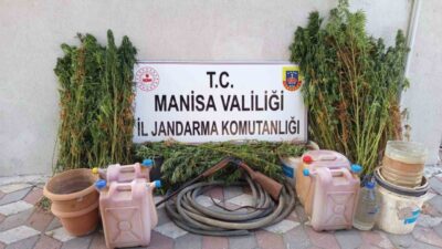 Manisa’da Soma İlçe Jandarma Komutanlığı ekipleri tarafından düzenlenen operasyonda yasa