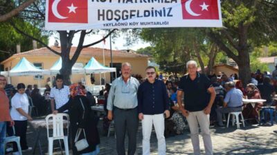 Balıkesir’in Edremit Kaymakamı Ahmet Odabaş, Yaylaönü Mahallesi Muhtarlığı tarafından düzenlenen