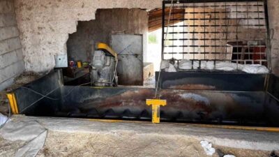 Nevşehir’de yem karma tankına düşen işçi, itfaiye ekiplerinin 1 saatlik