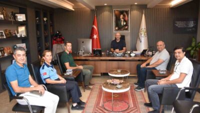 Germencik Belediyesi’nde atamaları yapılan yeni müdürler, Başkan Zencirci’ye teşekkür ziyareti