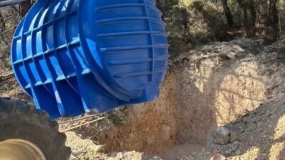 Bilecik’in Bayırköy beldesinde yeni su deposu ve su tankı hizmete