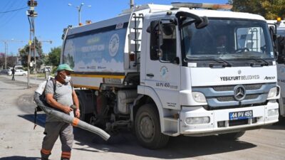 Yeşilyurt Belediyesi, vatandaşların ortak yaşam alanlarını daha temiz ve hijyenik