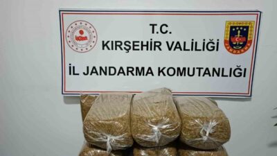 KIRŞEHİR(İHA)– Kırşehir’de jandarma ekiplerinin düzenlediği operasyonda bir yolcu otobüsünde 42