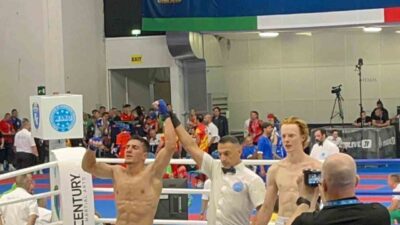 Elazığlı sporcu Yusuf Eren Yıldırım, Letonyalı rakibini mağlup ederek yarı