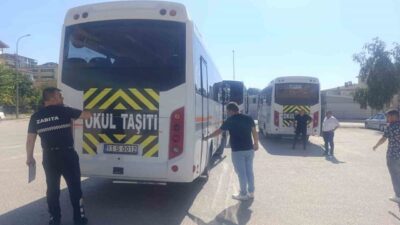 Bilecik Belediyesi Zabıta Müdürlüğü ekipleri tarafından okul servislerinde kapsamlı denetim