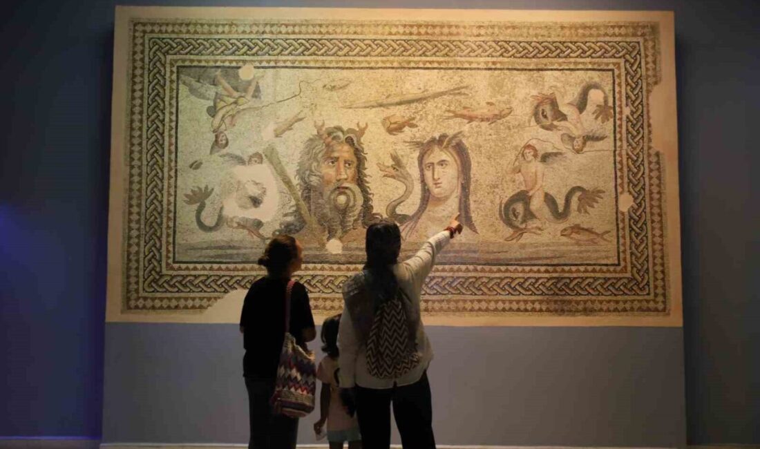 Gaziantep’te tarihi İpek Yolu üzerindeki Zeugma Mozaik Müzesi, 2025’in ilk
