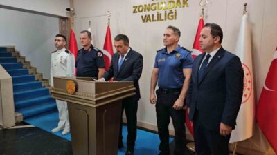 Zonguldak Valisi Osman Hacıbektaşoğlu, kentte yürütülen denetimler ve orman yangınlarıyla