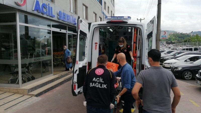 Zonguldak’ın Ereğli ilçesinde skuter ile seyir halindeyken düşen 13 yaşındaki