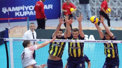 2025 Erkekler AXA Sigorta Şampiyonlar Kupası final maçında Ziraat Bankkart,