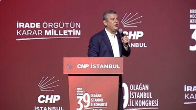 CHP’nin 39. Olağan İstanbul İl Kongresi’nde konuşan CHP Genel Başkanı