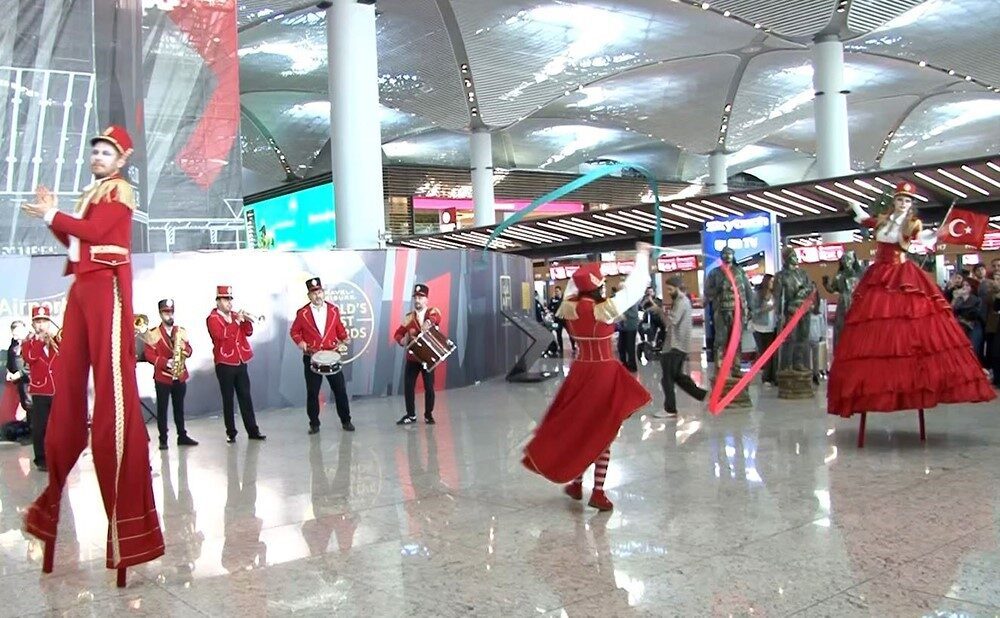 29 Ekim Cumhuriyet Bayramı, İGA İstanbul Havalimanı’nda coşkuyla kutlandı. 29