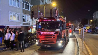 İstanbul Esenler’de 5 katlı binanın merdiven boşluğunda yangın çıktı. Binada