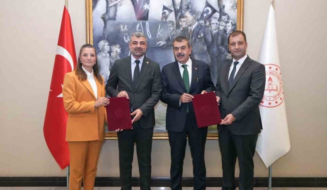 Hayırsever desteğiyle iki okul ve öğretmenevi inşa edilecek Milli Eğitim Bakanlığı ile Özel Gıda Limited Şirketi arasında imzalanan