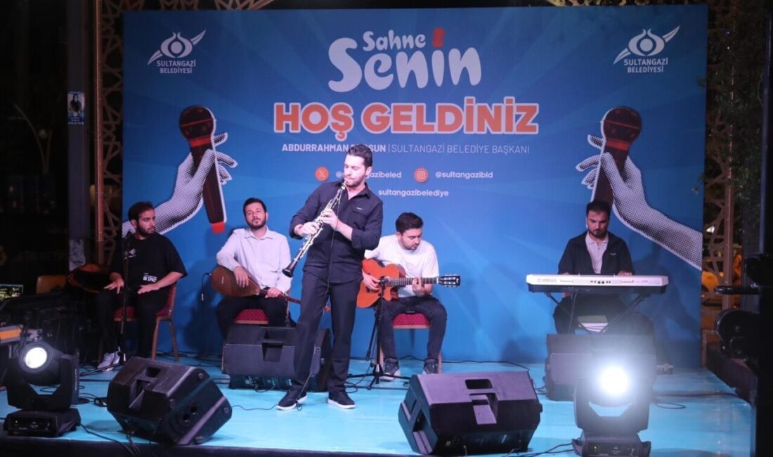 Sultangazi Belediyesi, ’Sahne Senin’ etkinliğiyle genç yeteneklere performanslarını sergileme imkanı