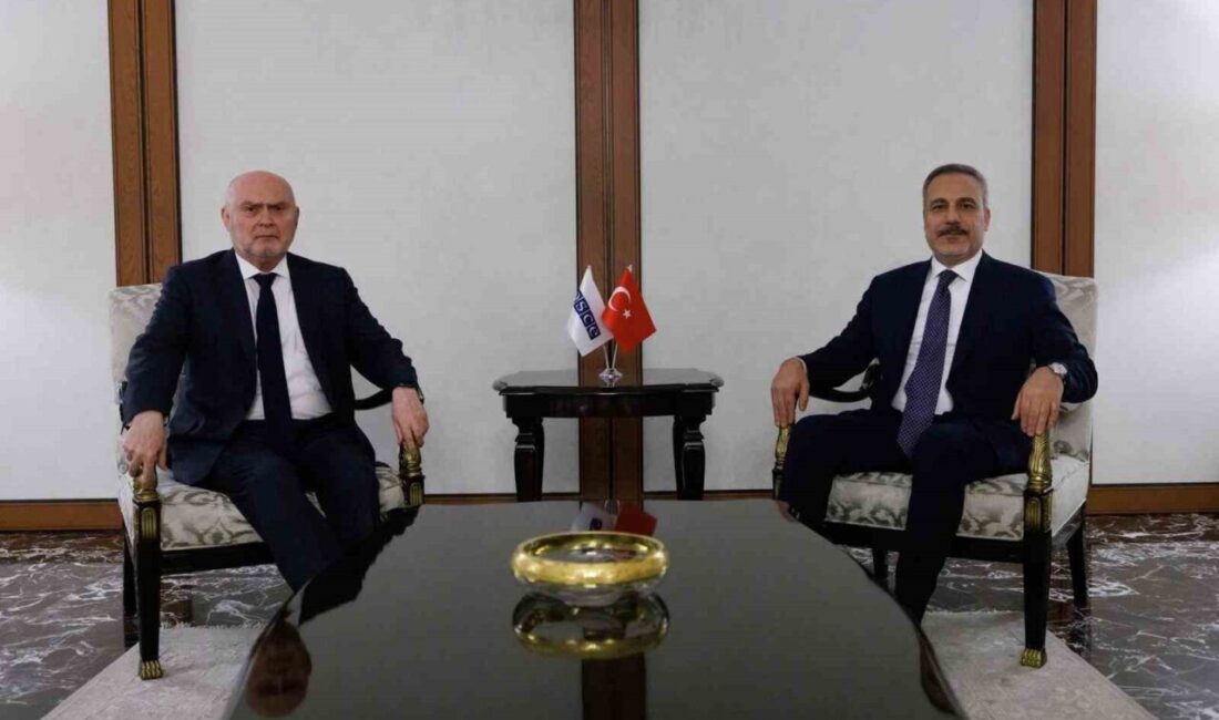 Dışişleri Bakanı Hakan Fidan, AGİT Genel Sekreteri Feridun Hadi Sinirlioğlu