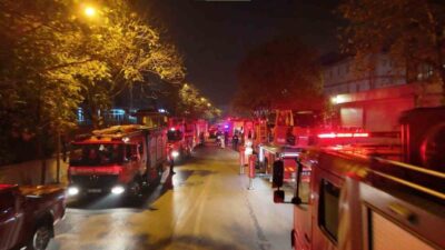 İstanbul Dudullu Organize Sanayi Bölgesi’nde bulunan 3 katlı bir elektronik