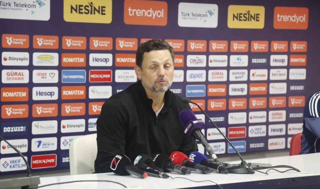 Antalyaspor Teknik Direktörü Erol Bulut, Beşiktaş’a mağlup oldukları karşılaşmanın ardından