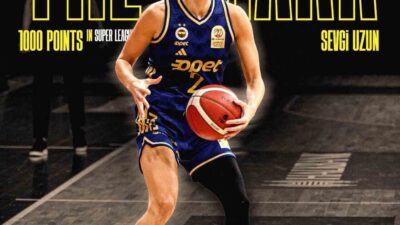 Fenerbahçe Kadın Basketbol Takımı’nın başarılı oyuncusu Sevgi Uzun, Kadınlar Basketbol