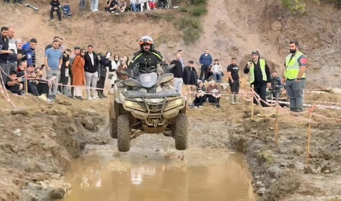 Kocaeli’nin Gölcük ilçesinde düzenlenen Türkiye 2. Geleneksel ATV Yarışları, zorlu