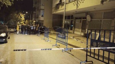 Kartal’da kolonlarında çatlaklar oluşan 4 katlı bina, polis ve zabıta