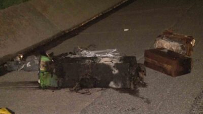 Kuzey Marmara Otoyolu’nda kamyonun lastiği alev aldı. Lastikte başlayan yangın