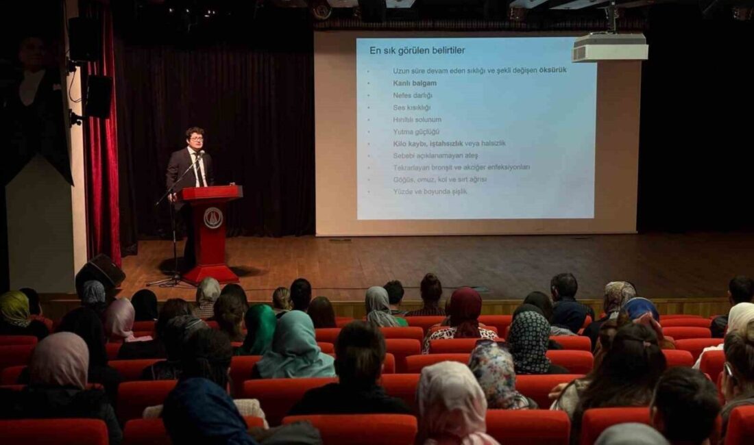 Sincan Belediyesi tarafından diyabet ve akciğer kanseri konusunda farkındalık semineri